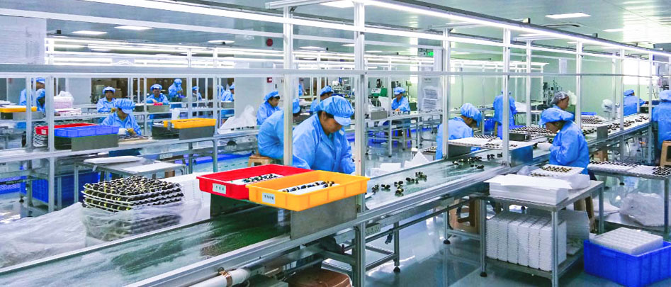 Fully automated assembly and packaging production